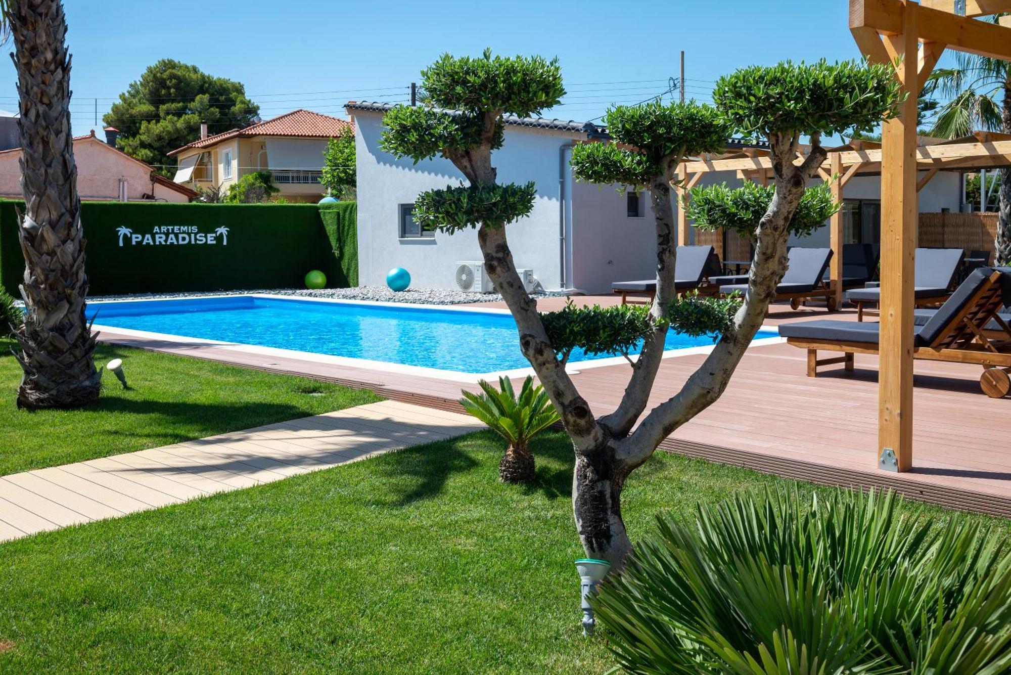 Paradise Apartments Artemida Екстериор снимка