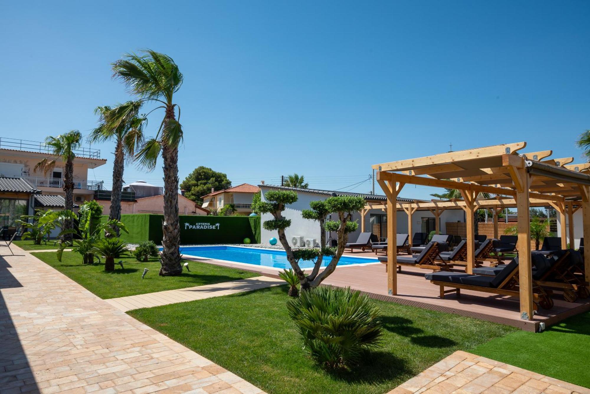 Paradise Apartments Artemida Екстериор снимка
